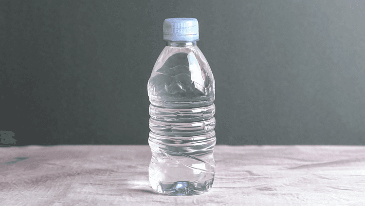 Water bottle to use to create a Dog Puzzle Feeder